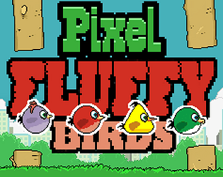 Pixel Fluffy Birds
